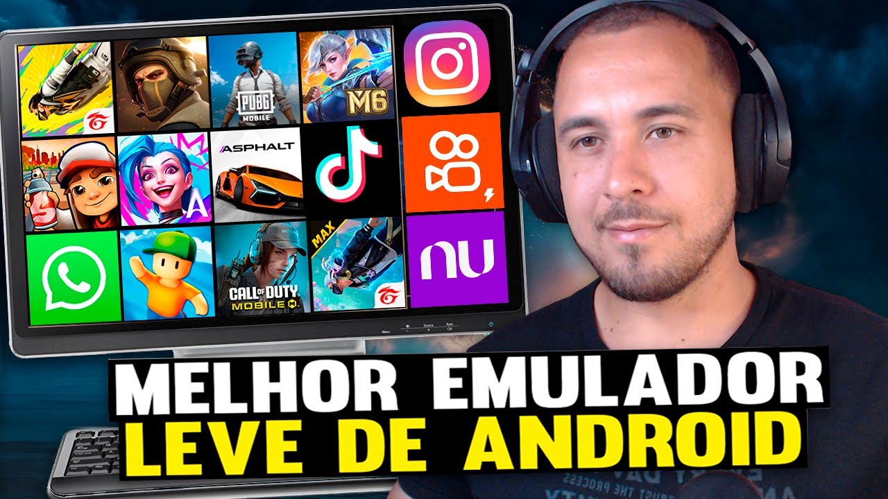 SAIU! O MELHOR Emulador LEVE de ANDROID pra PC  ( TUTORIAL COMPLETO ) 2025 ATUALIZADO