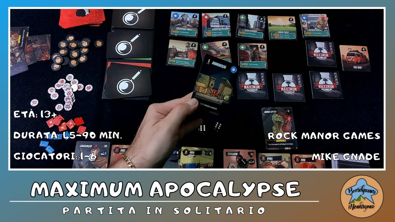 Maximum Apocalypse - partita in solitario in italiano (gameplay)