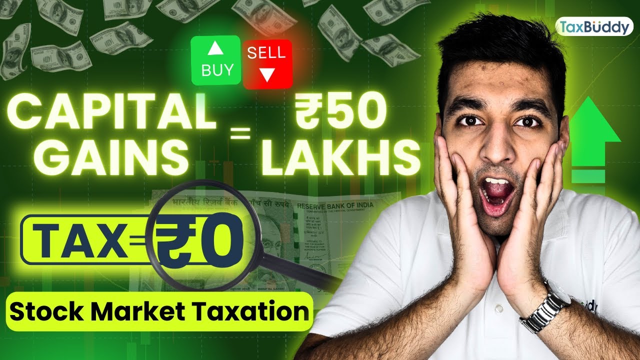 Tax on Stock Market Income | LTCG & STCG Tax in 2024 | TaxBuddy
