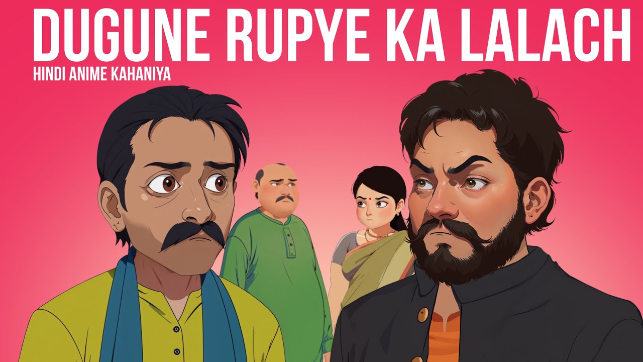 दुगने रुपए का लालच | dugune rupye ka lalach hindi Anime kahaniya moral stories