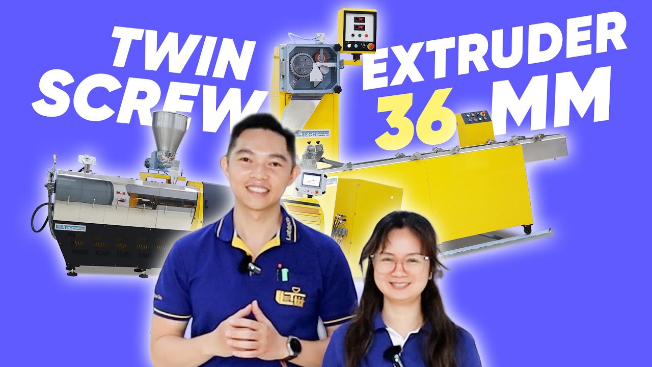 Labtech Engineering : Twin Screw Extruder 36 mm: Powerful Compounding Line for Perfect Pellets