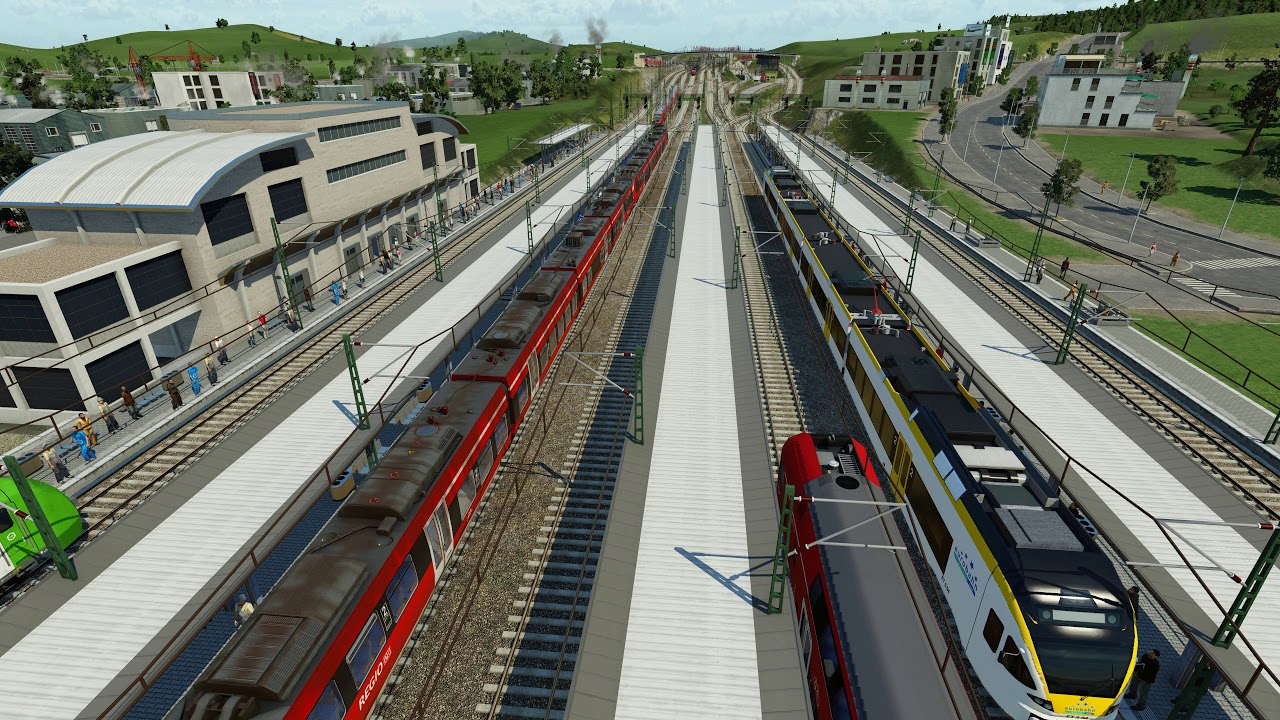 🏫Transport Fever World - 36 Min. am Hauptbahnhof [ 4K / UHD ]🏫