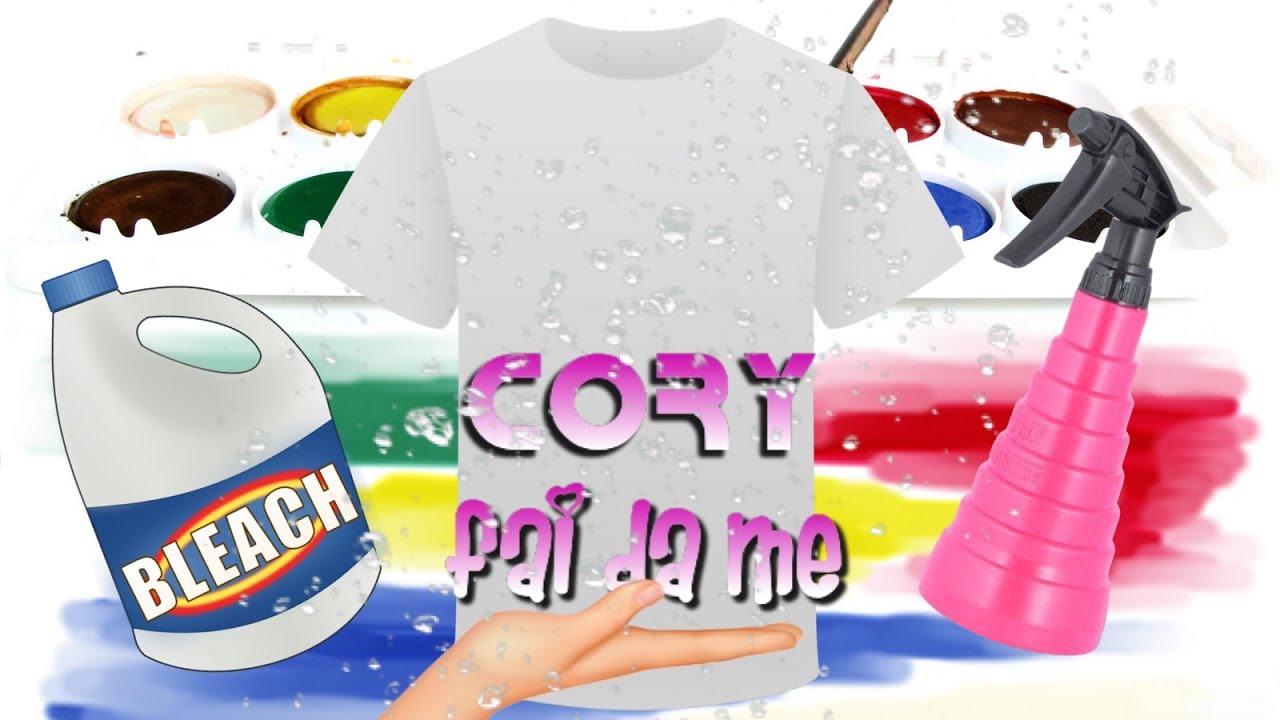 Bleach art - modificare una semplice t-shirt con la candeggina
