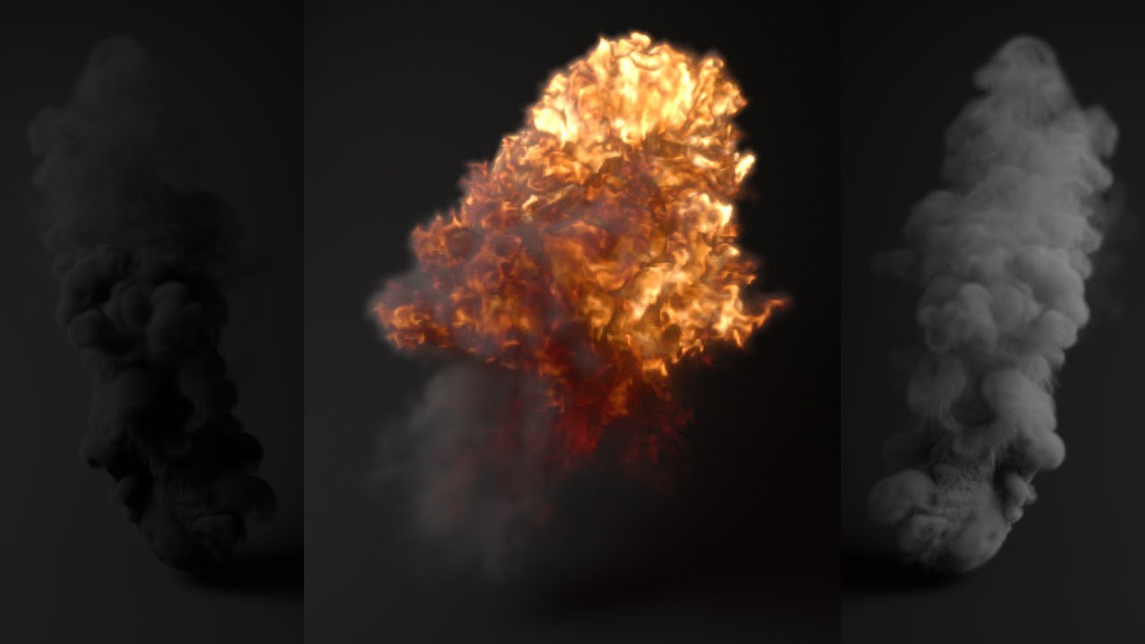 Tutorial No.99: Rendering realistic Explosion and Smoke in Arnold for Maya