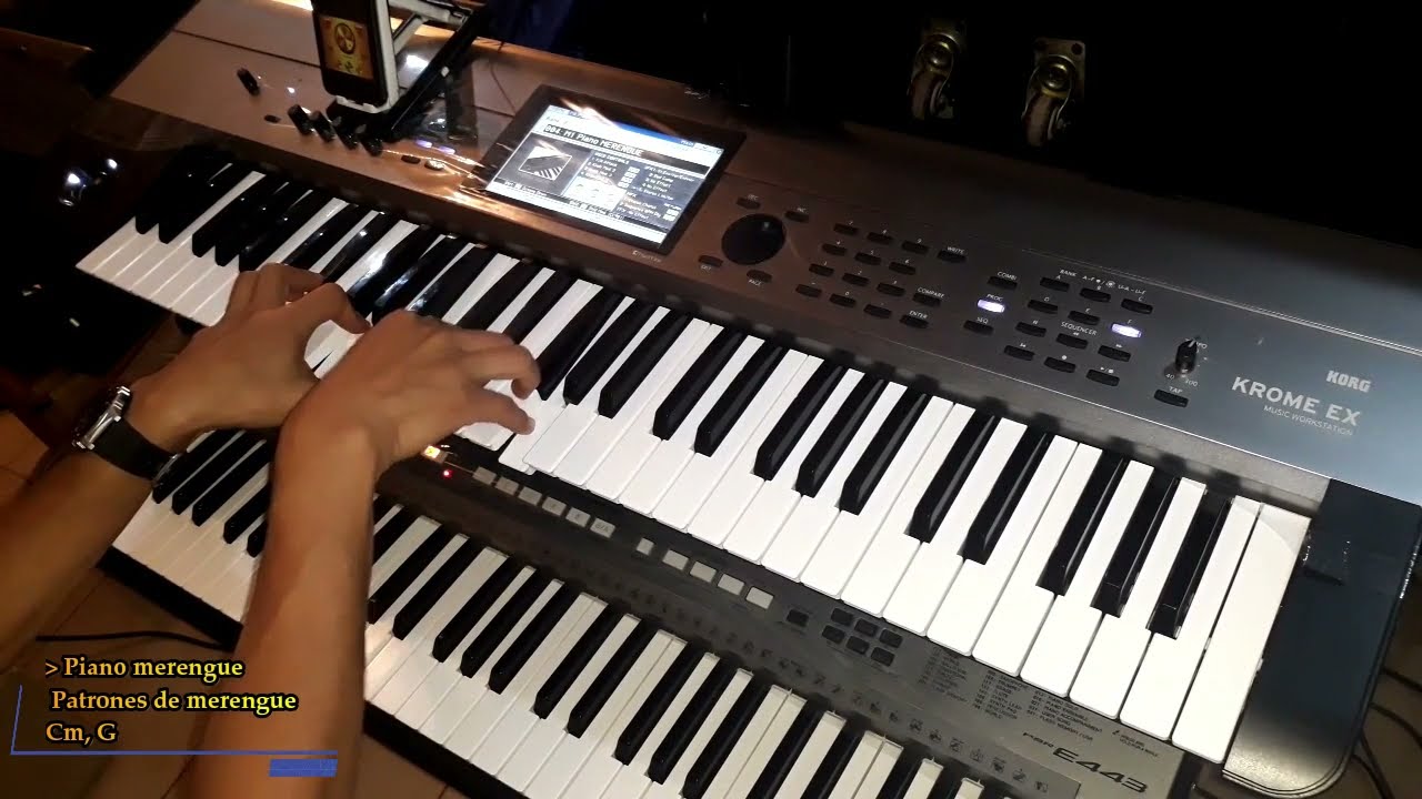 Piano Merengue Do menor | Patrones de piano merengue