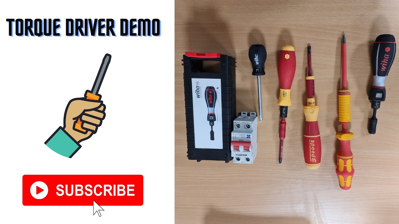 VDE torque driver comparison Wera, Wiha