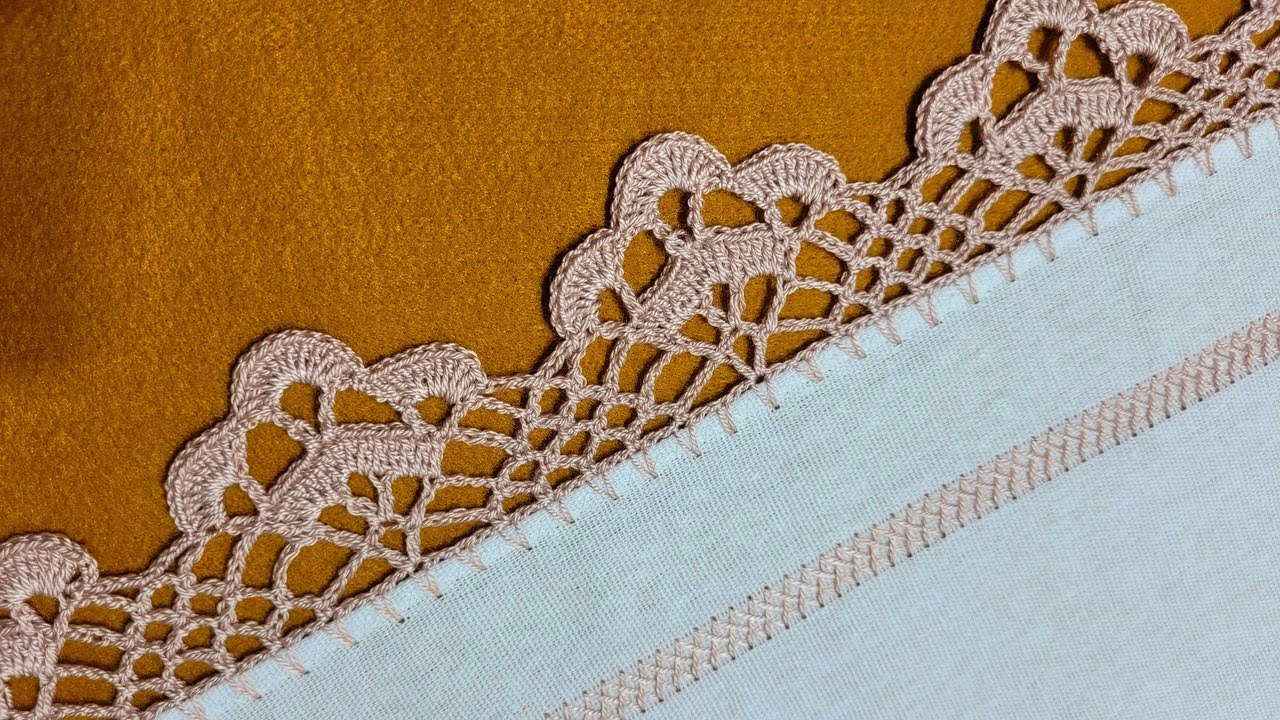 Como Fazer Bico de Crochê Simples e fácil para Iniciantes - 599