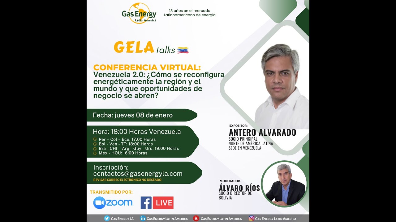 📍 GELA talks VENEZUELA 2.0. CÓMO SE RECONFIGU ENERGÉTI LA REGIÓN Y EL MUN Y OPORTUNIDADES DE NEGOCIO