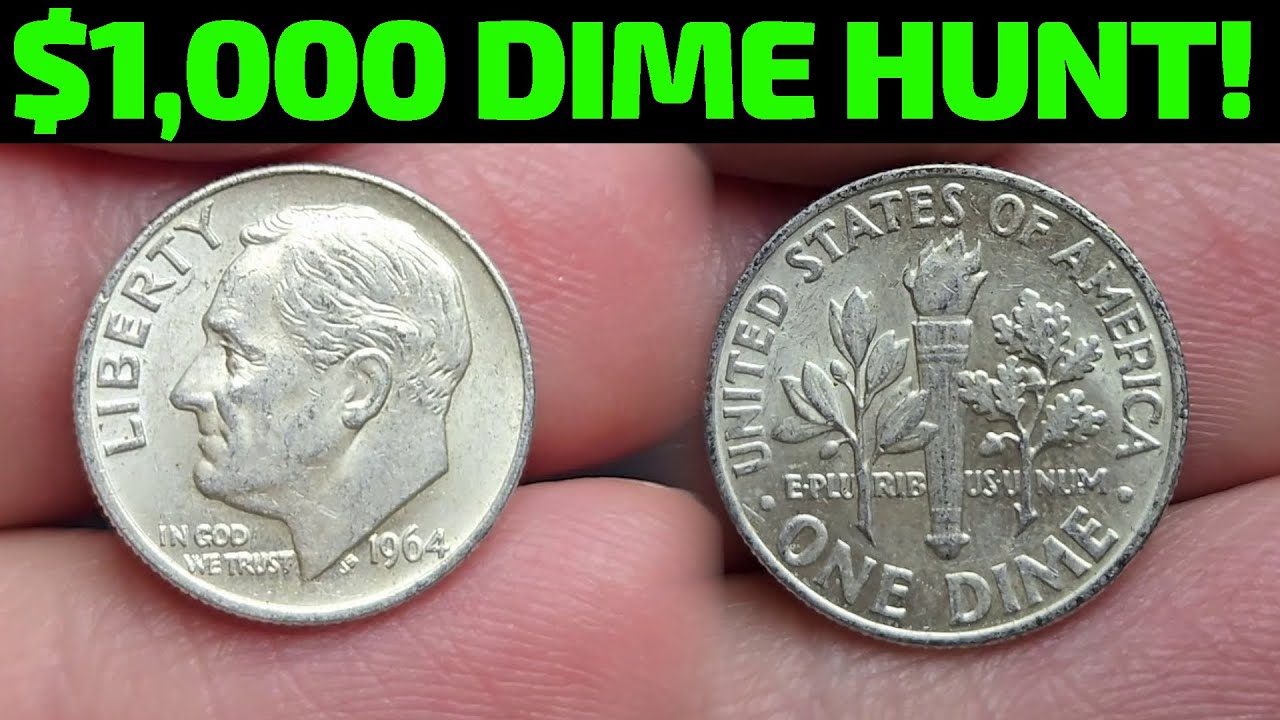 $1,000 DIME HUNT! (Coin Roll Hunting Dimes)