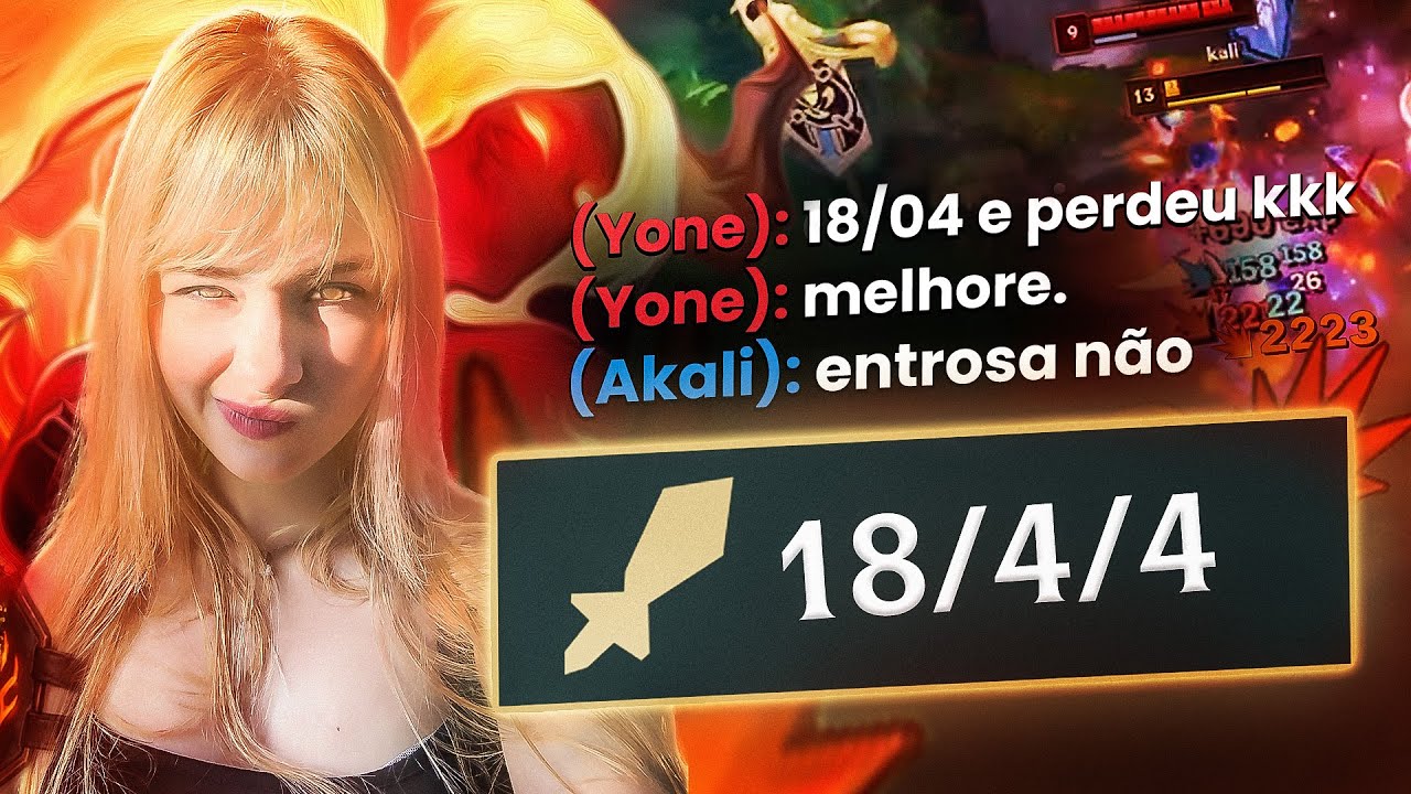A MALDIÇÃO da Akali na SOLOQ BRASILEIRA - KALILOL - LEAGUE OF LEGENDS