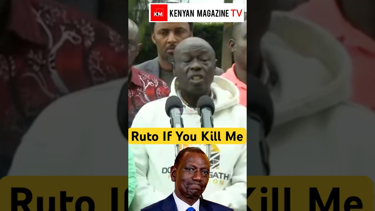 DCP party leader Rigathi Gachagua with a message to President Ruto after being attacked in Othaya