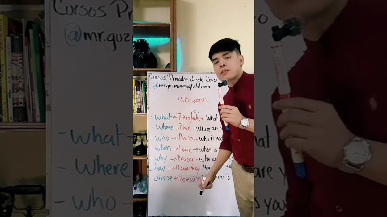 Wh Words questions 👨‍🏫 
