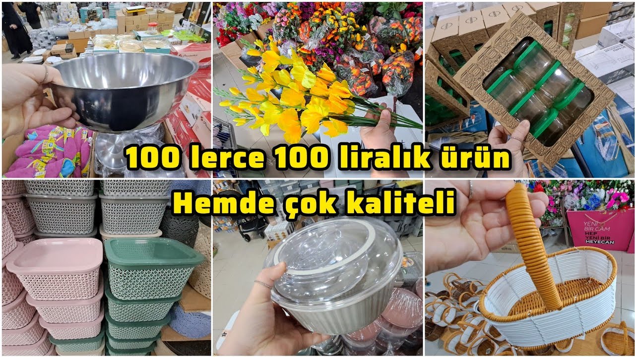 100 lerce 100 liralık ürün❤️ hepsi birbirinden kaliteli 👌🏻 çeyiz alışverişi | çeyizlik ürünler 
