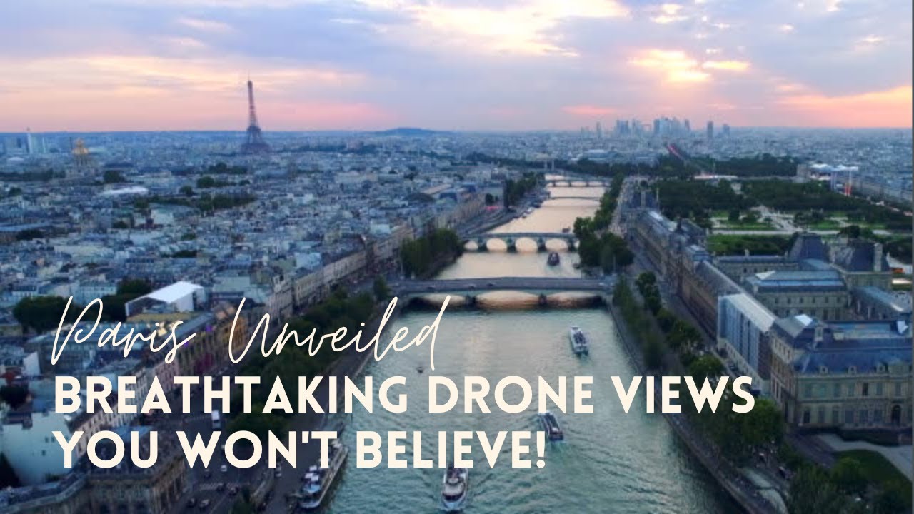 Paris like you've never seen it before. Drone Dji mini 3 pro footage