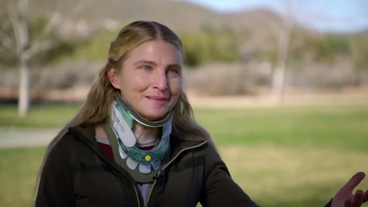 Woman survives 200-foot fall off mountain