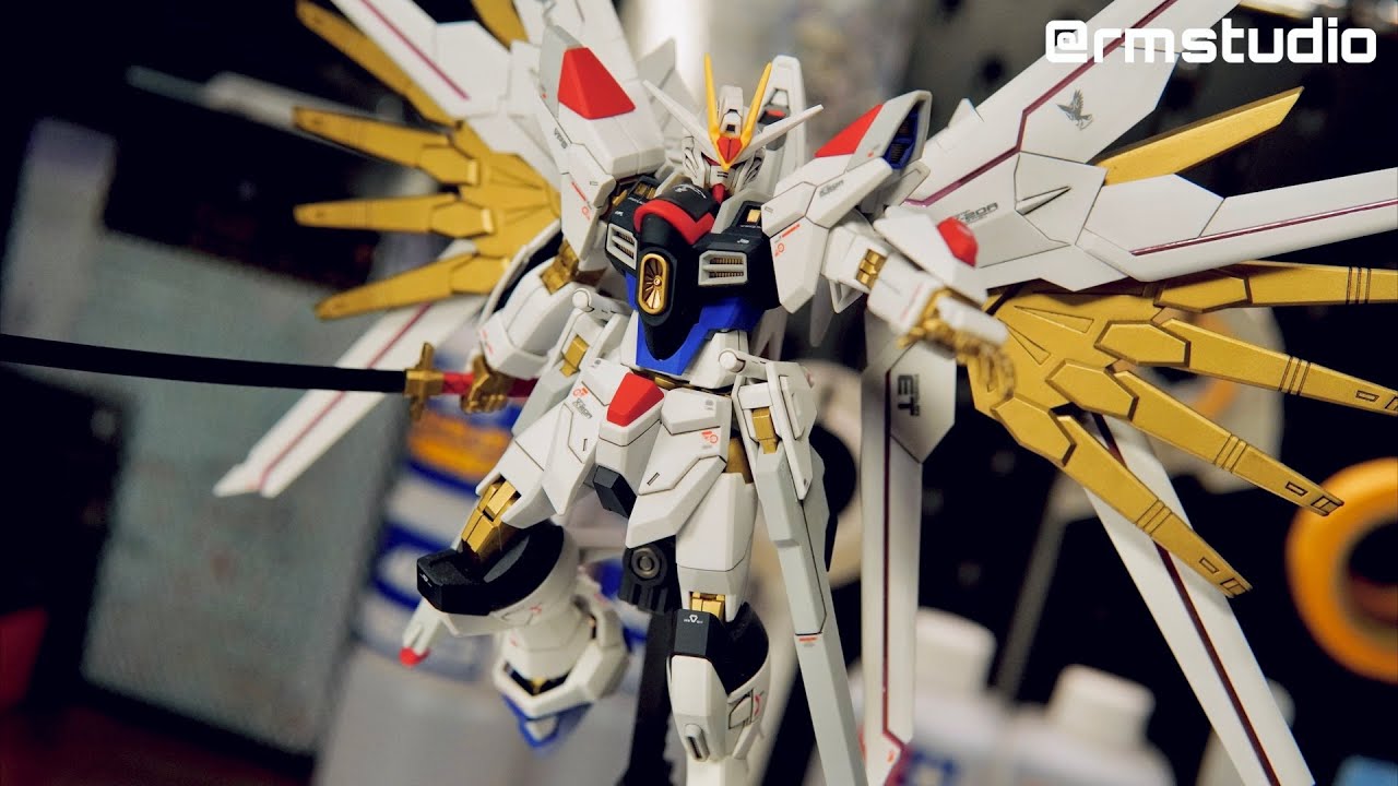 HG 1/144 MIGHTY STRIKE FREEDOM GUNDAM Speed build custom paint
