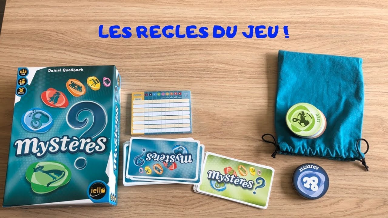Les règles du jeu de société Mystères, le Meilleur Jeu de Mots du moment ! - #Pitexplique 3