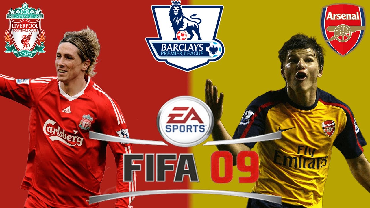 FIFA 09 Liverpool VS Arsenal Highlight Amazing Arshavin