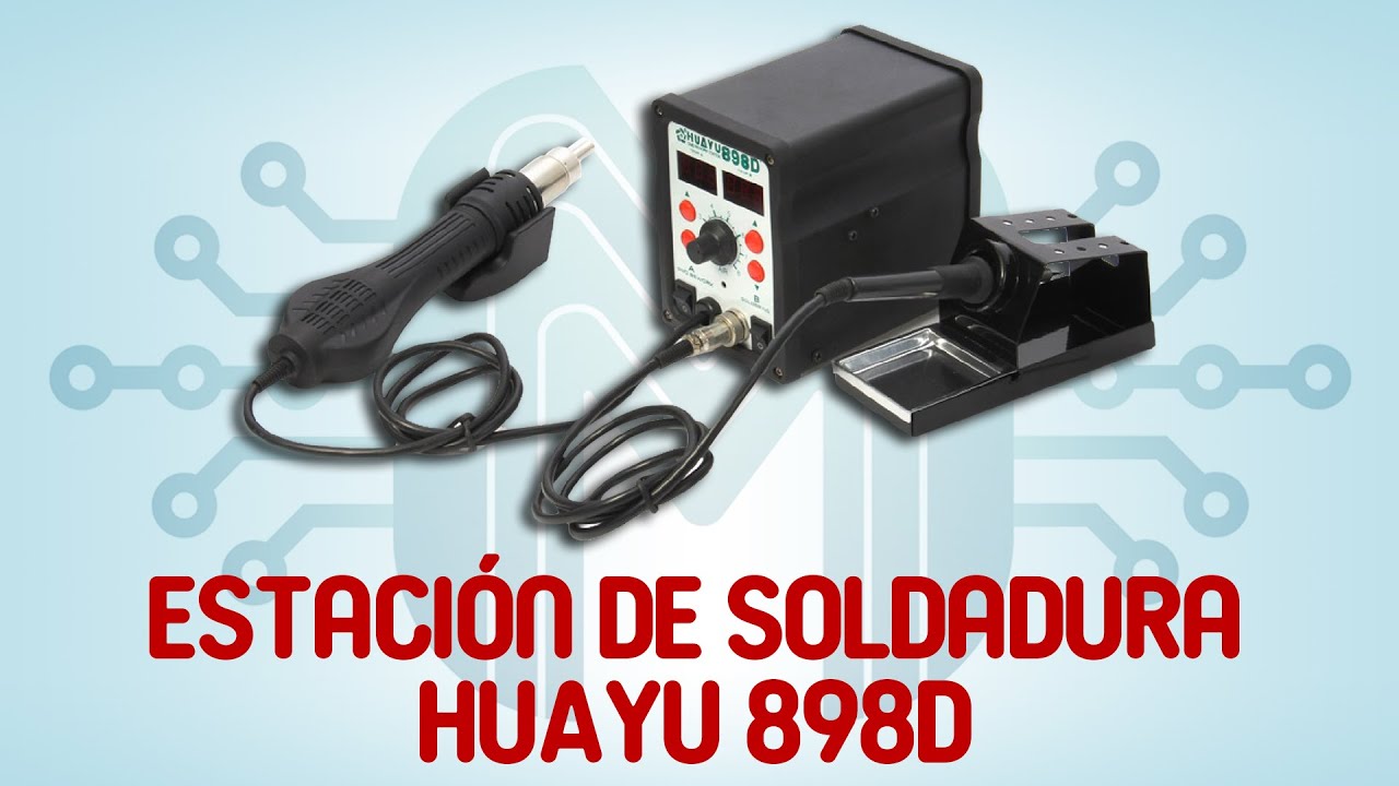 Estación de soldadura HUAYU 898D | Review/Análisis en Español