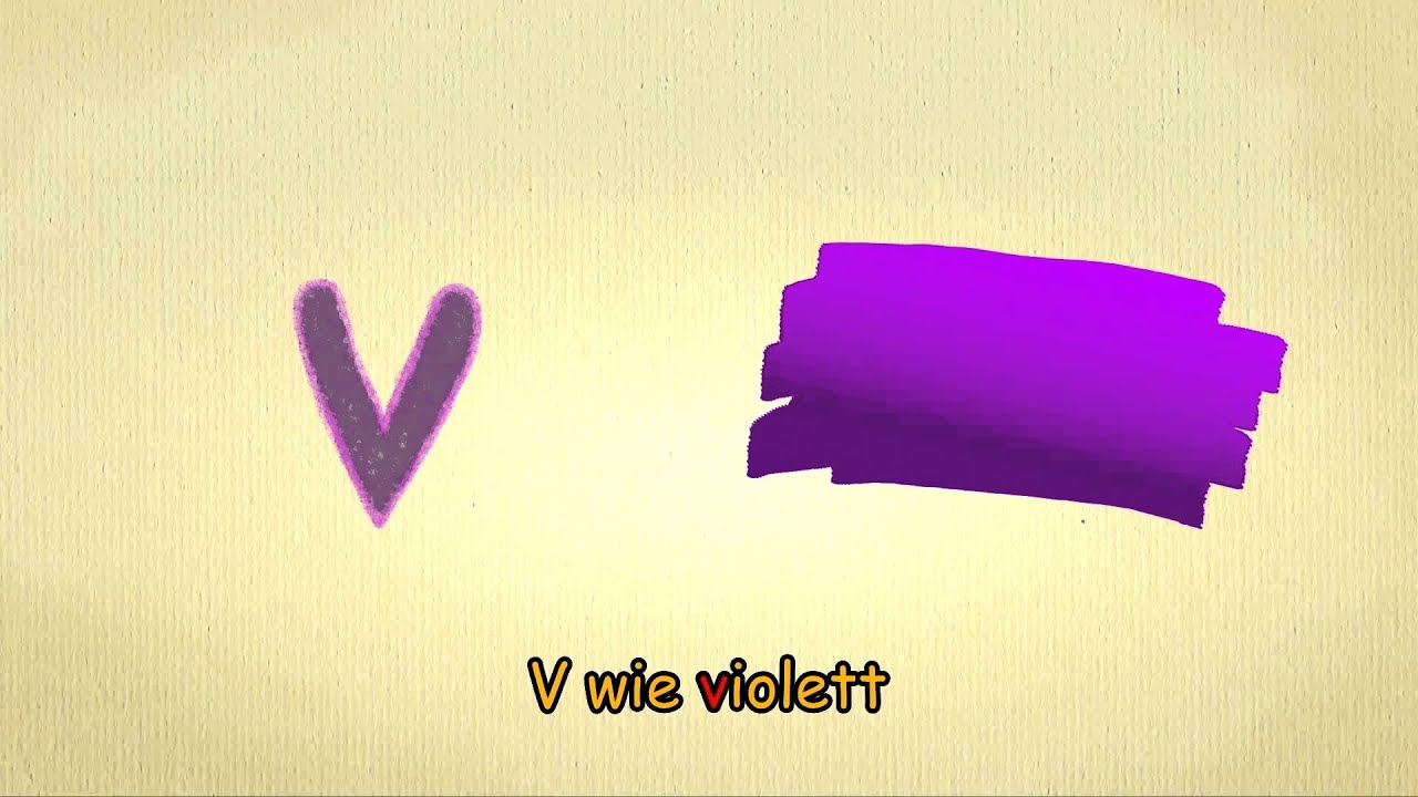 Pronunciation of German Letters - Letter V Song - The German Alphabet Song
