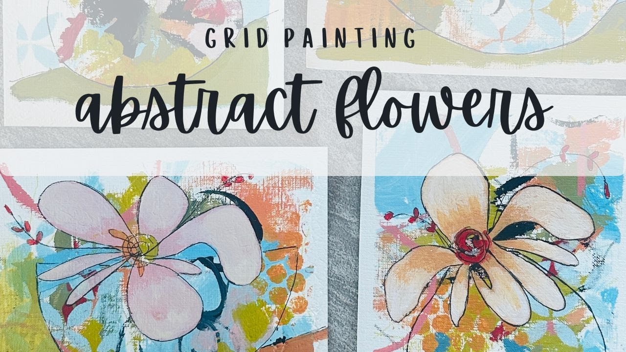🎨 Abstract Acrylic Grid Painting 🖌️