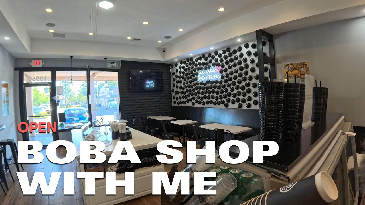 BOBA VLOG | Come open a boba shop with me