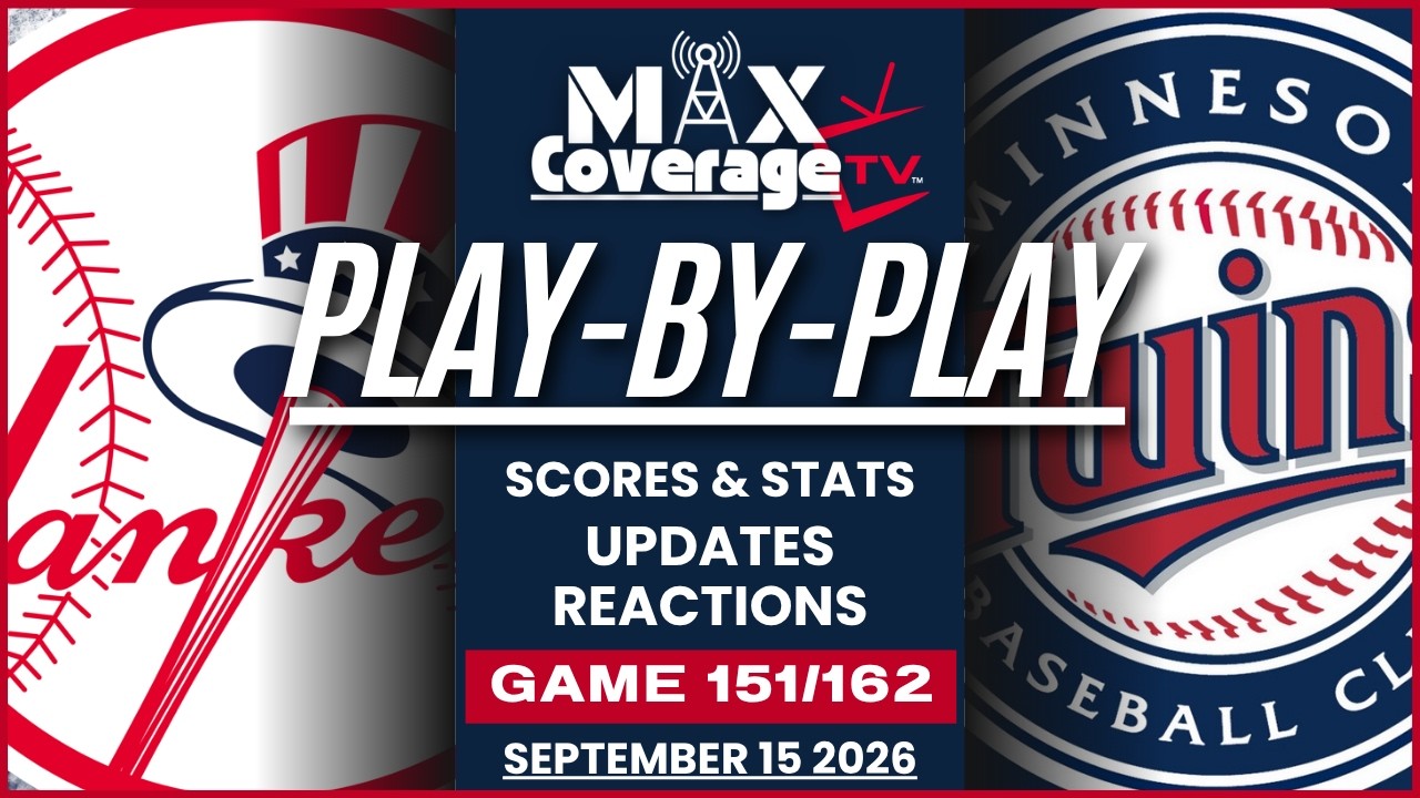 🔴LIVE - New York Yankees vs Minnesota Twins - Play-By-Play & Reactions (9/15/26)