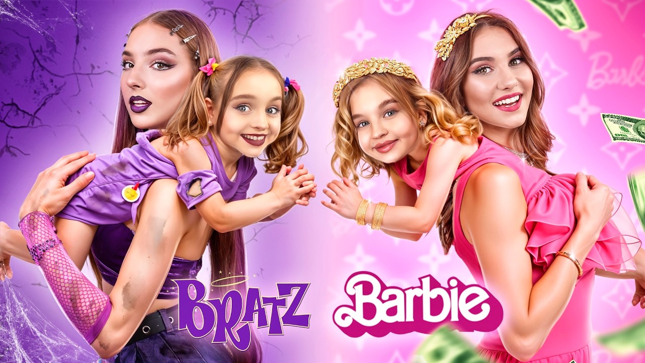Barbiepop vs Bratzpop Werden Moeders! Rijke vs Arme Pop