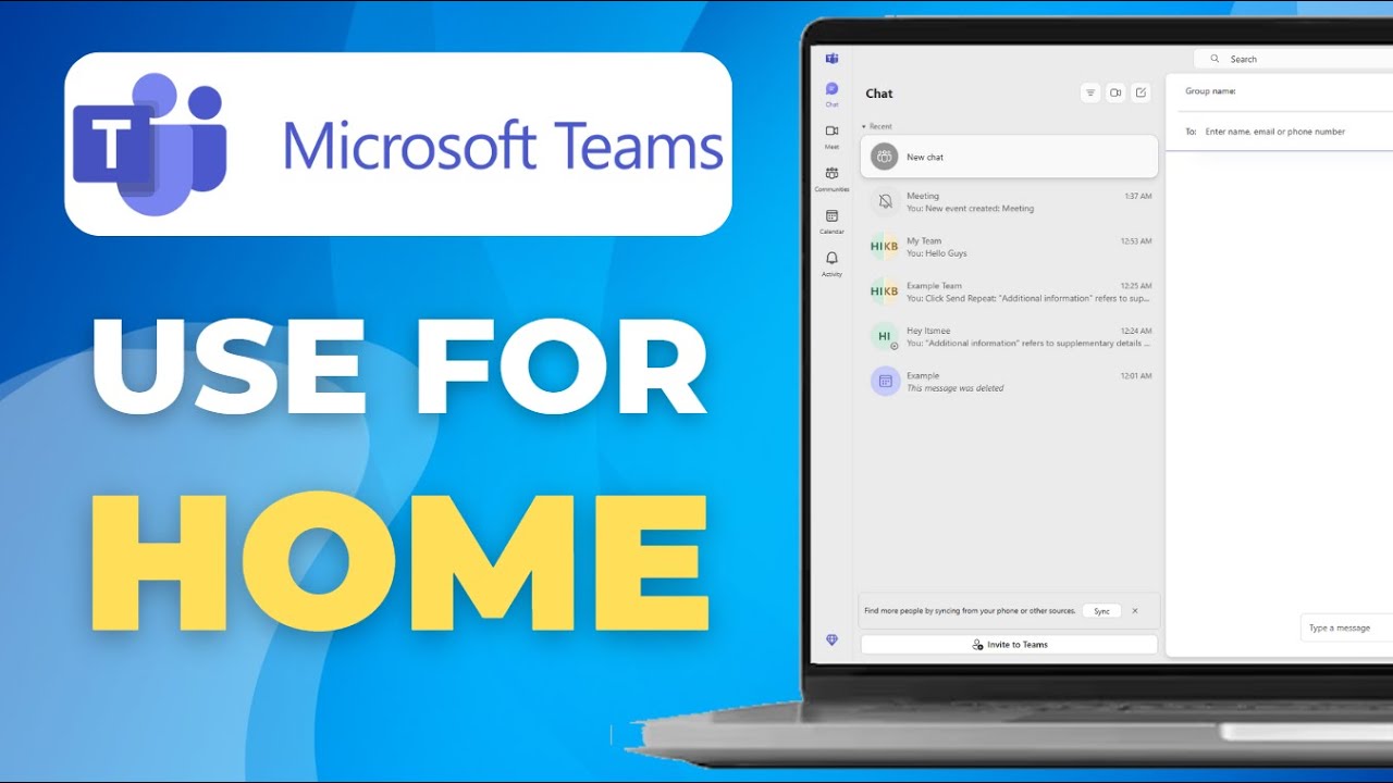 How to Use Microsoft Teams for Home (Beginner&rsquo;s Guide)