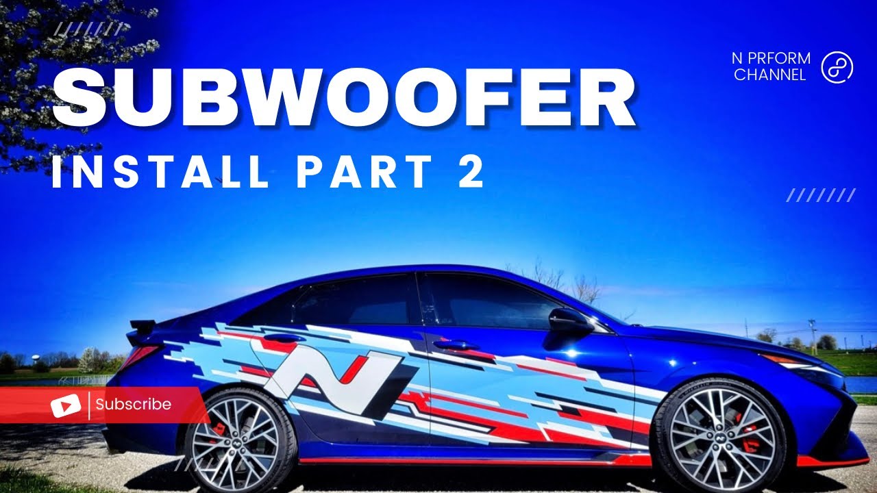 2022+ Hyundai Elantra N Subwoofer In-Depth Wiring Installation Part 2
