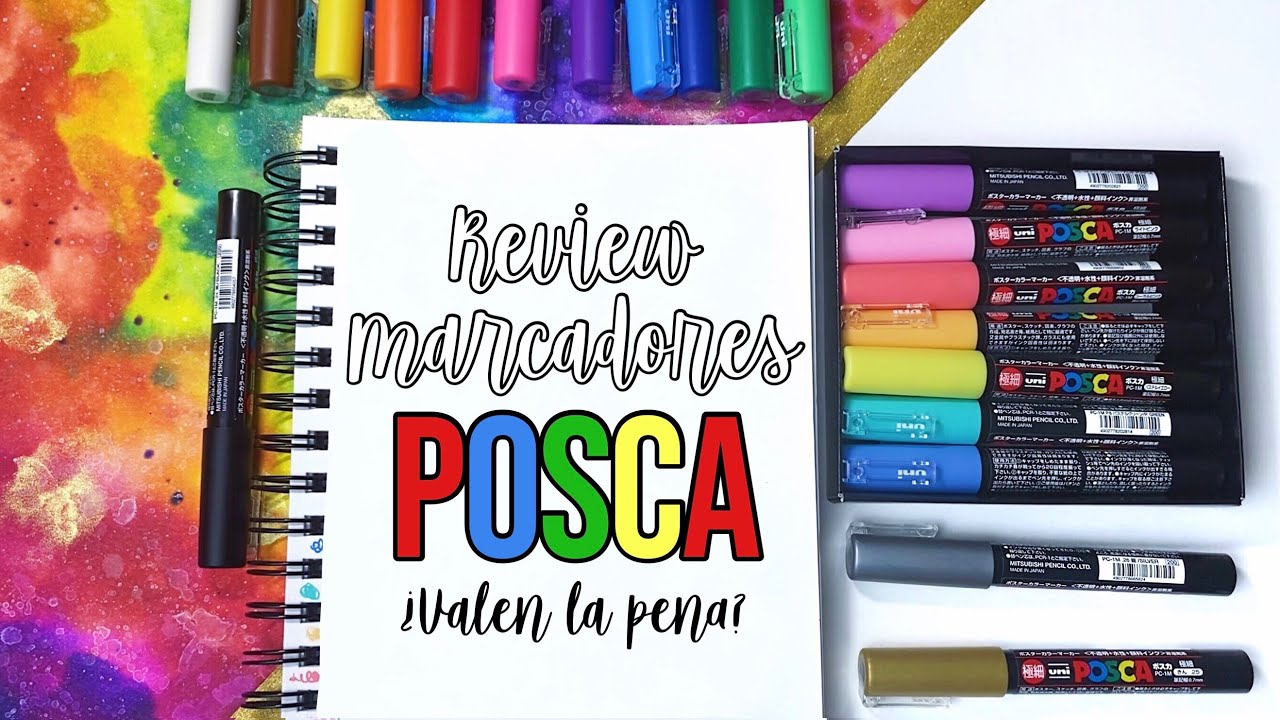 ¿LOS MARCADORES QUE SE PUEDEN USAR EN CUALQUIER SUPERFICIE? REVIEW POSCA PENS