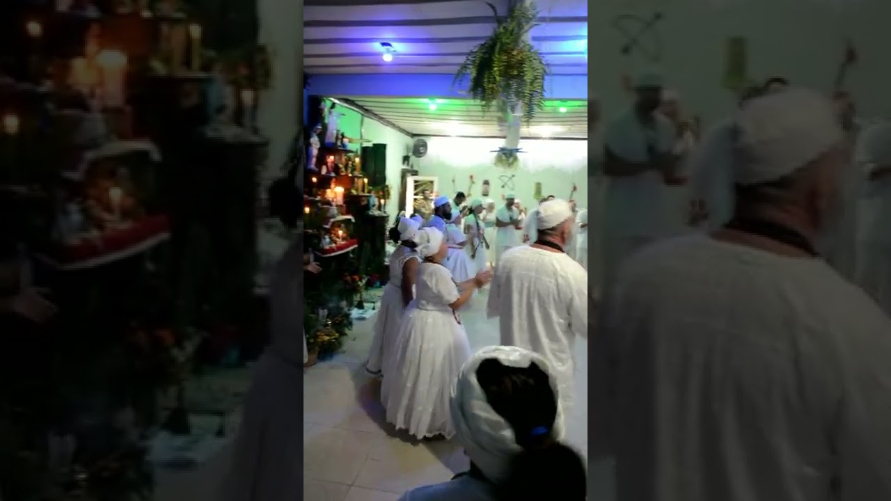 gira de Ogum no terreiro de Umbanda S&atilde;o Francisco de Assis em Piraquara