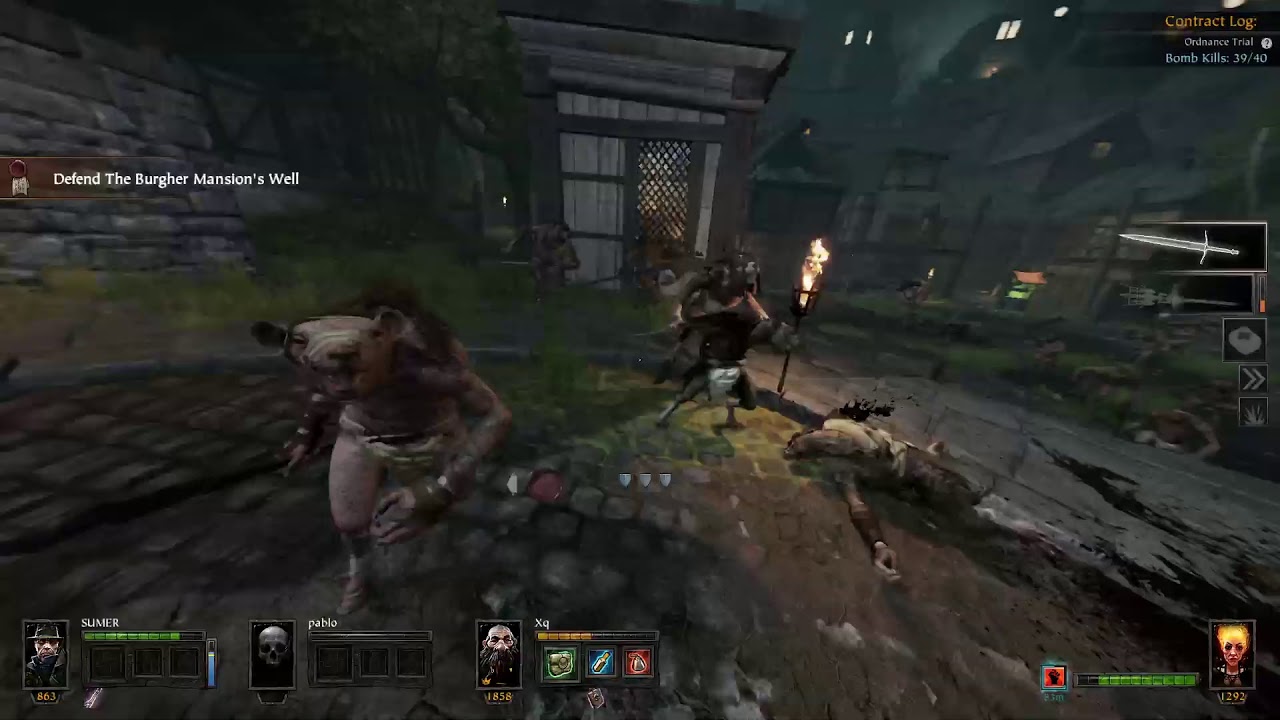 Vermintide - Well Watch Cataclysm (Sienna Sword / Bolt Staff)