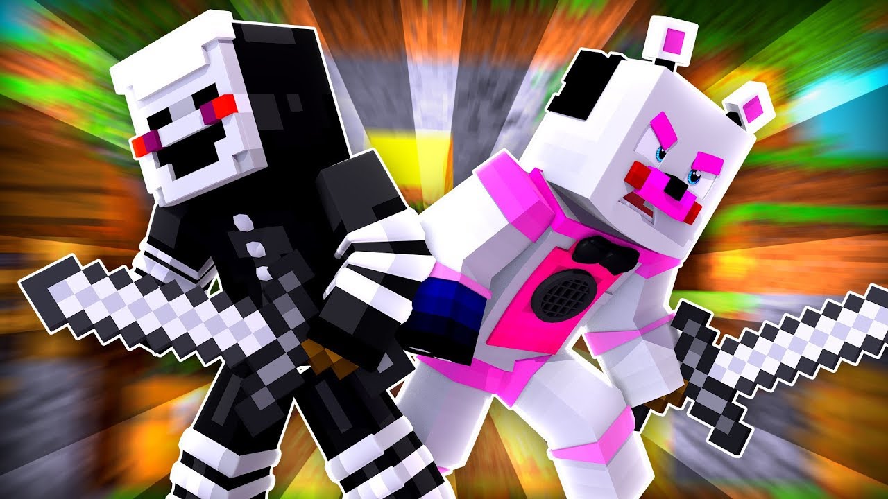Funtime Freddy Carries Puppet in Bedwars ?! | Minecraft FNAF Roleplay