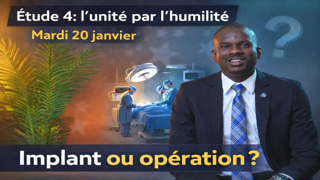 Étude 4: l’unité par l’humilité Mardi 20 janvier Implant ou opération ?
