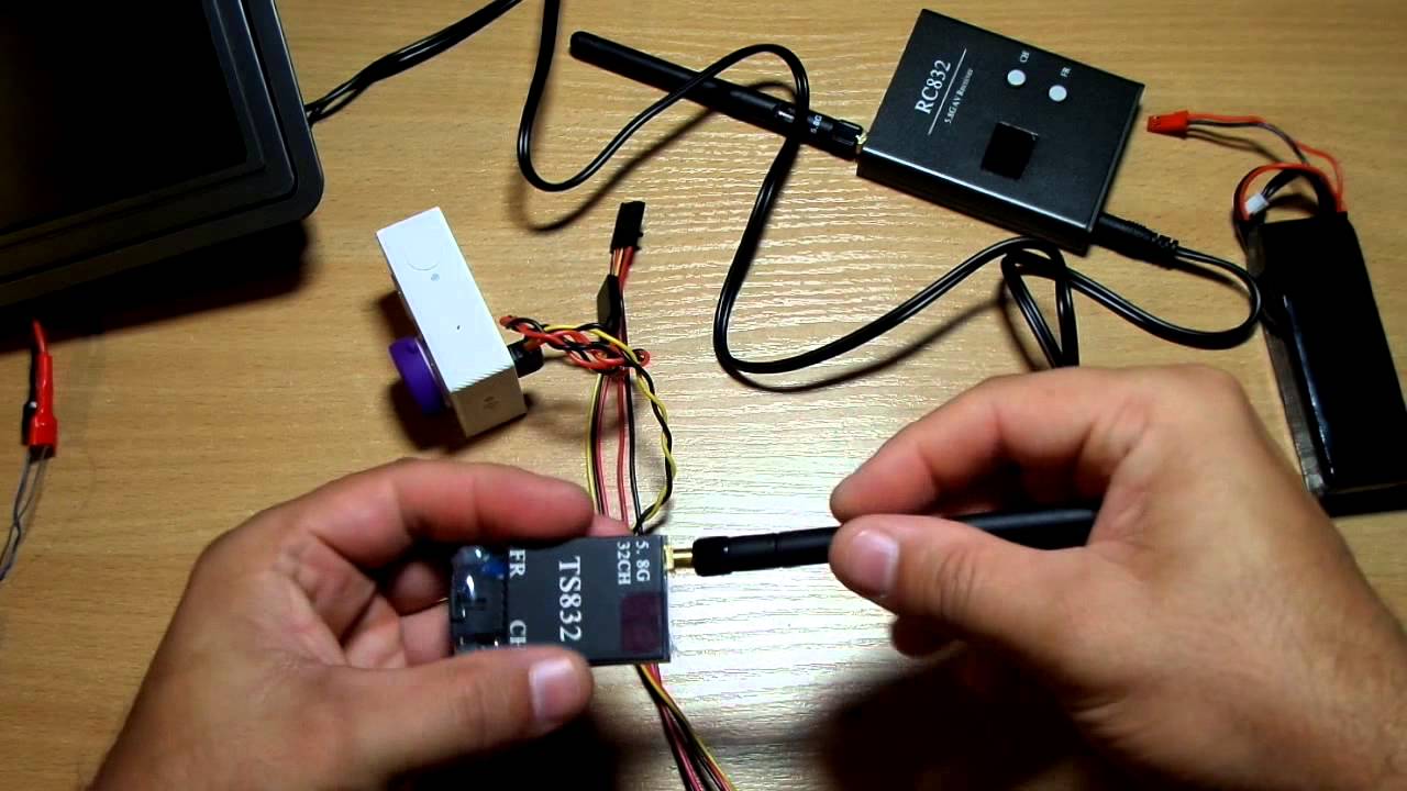 Xiaomi Yi + TS832 + RC832 FPV from Banggood