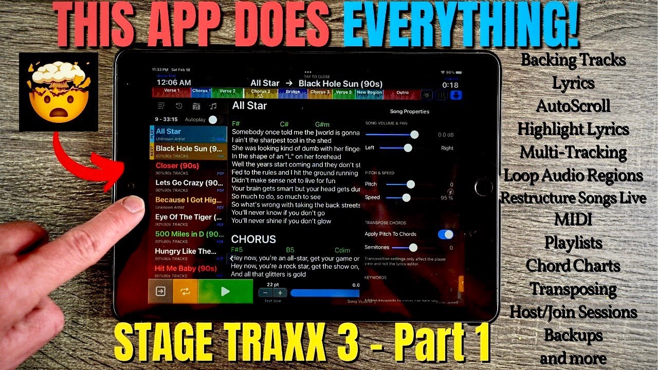 Stage Traxx 3 - This APP does EVERYTHING - Part 1