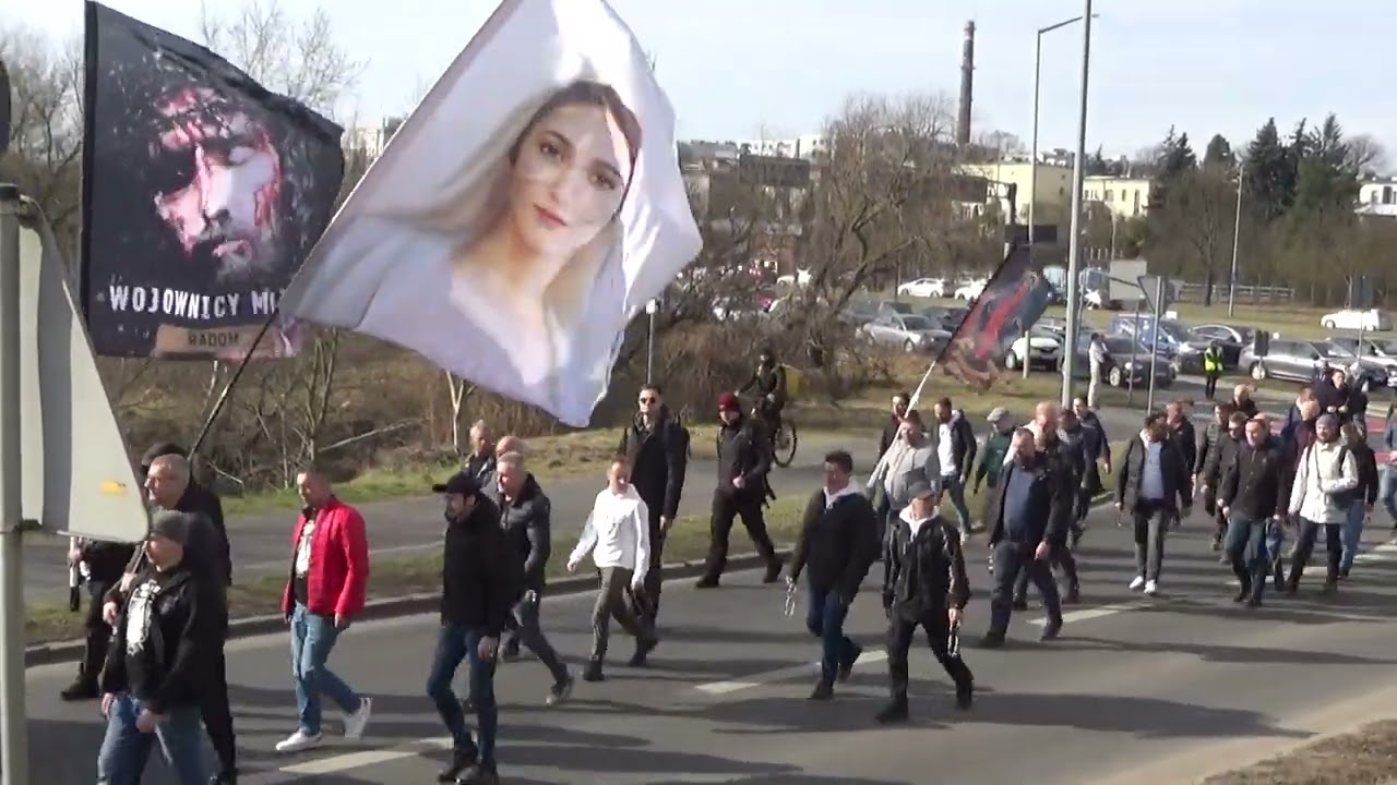 Kilka tysięcy Wojowników Maryi w Poznaniu 2026 - Procesja Różańcowa