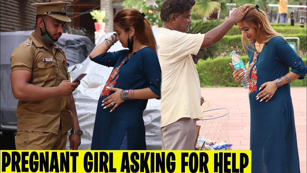 Pregnant Girl Asking To Police For Food And Money | Social Experiment | Rits Dhawan