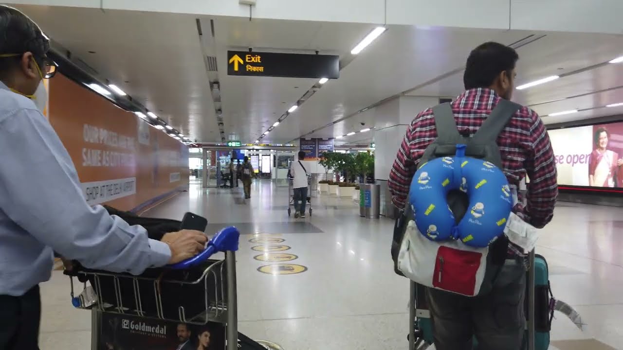 [Delhi Airport Terminal 3 Exit Way Out]
