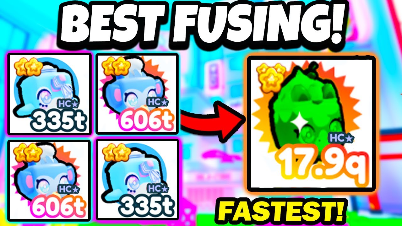 THE BEST FUSING METHOD! PET SIMULATOR X KAWAII UPDATE! (ROBLOX) - FASTEST FUSE METHODS!