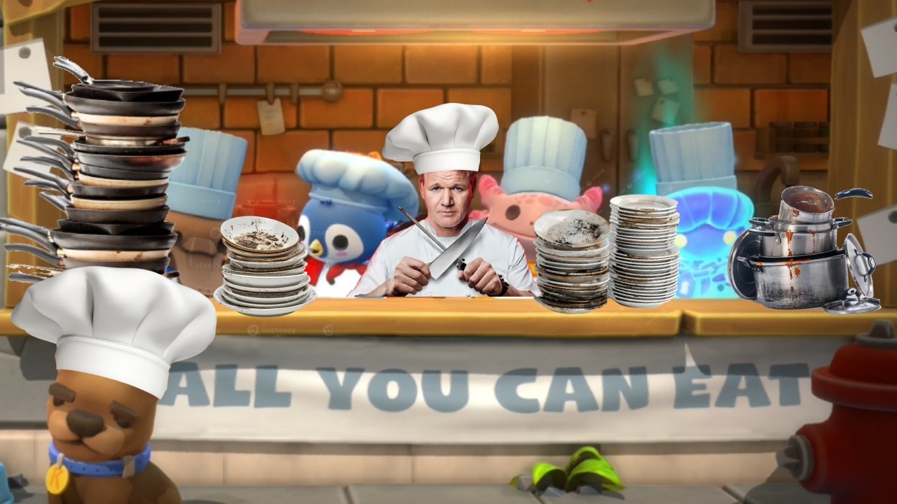 Overcooked got us overworking | Overcooked all you can eat