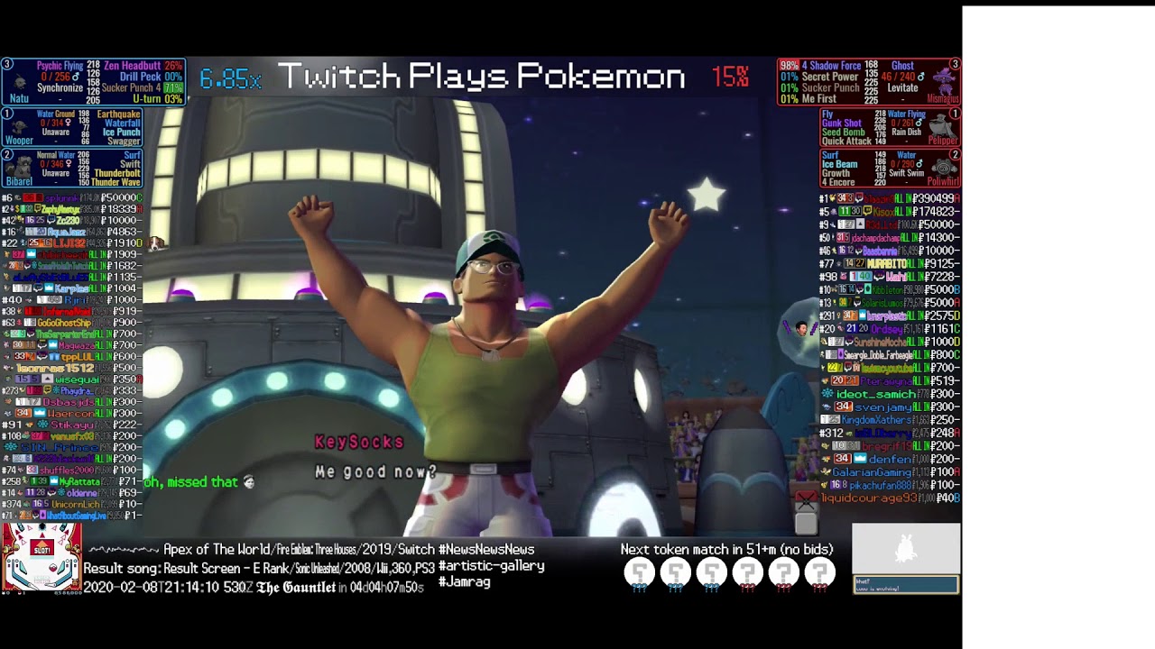 Twitch Plays Pokémon Battle Revolution - Match #145277