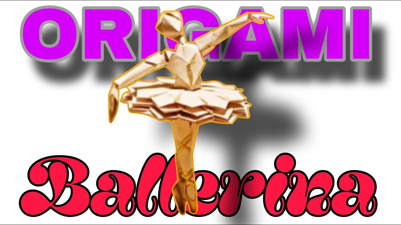 Fantasy Origami Ballerina | Origami Ballerina Awakens in Enchanted Paper Theater.