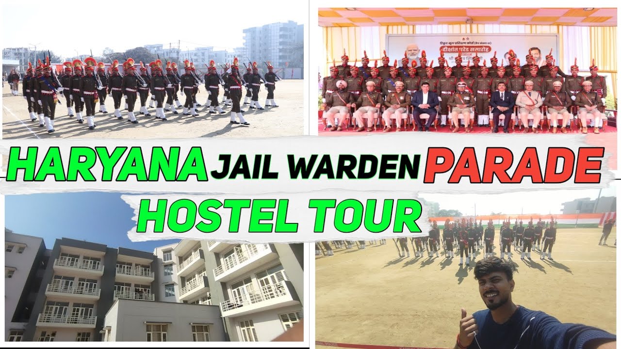 Haryana jail warden dikhayant parade 2026 batch no.1 at jail academy karnal|Hostel tour|Nayab saini