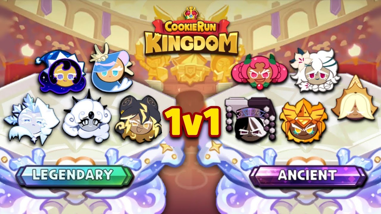 Each Legendary Cookies vs Each Ancient Cookies