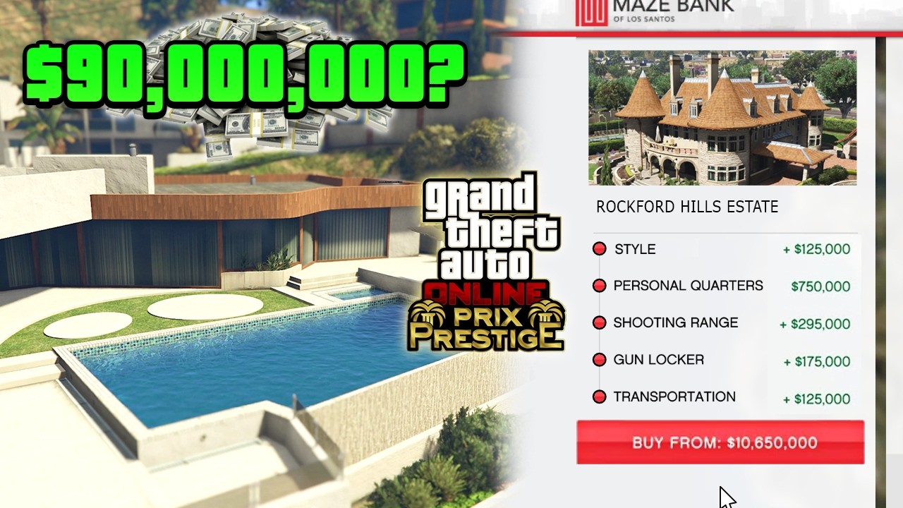 Сколько денег вам понадобится для дополнения &laquo;Роскошные особняки&raquo; в GTA Online?