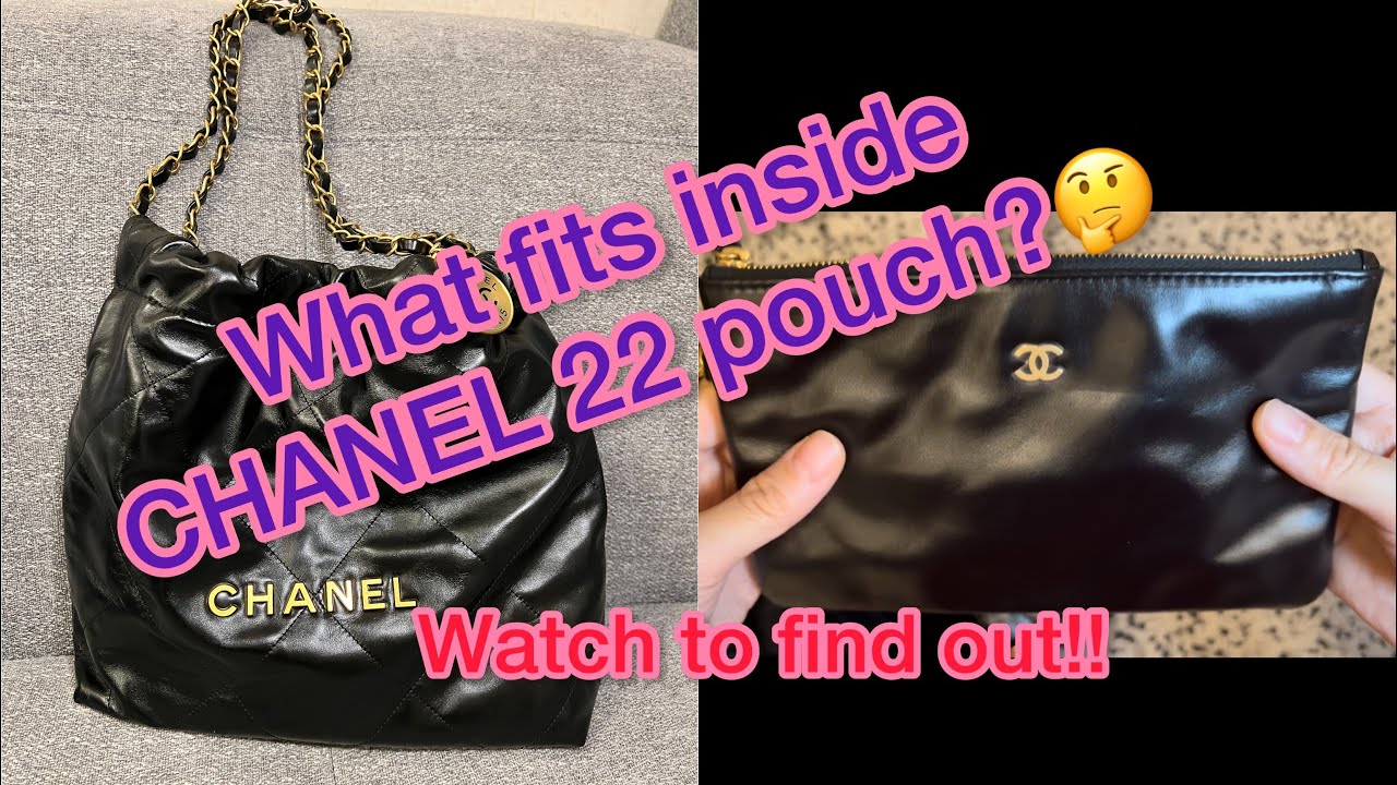 What fits in CHANEL 22 Bag POUCH?❤️
