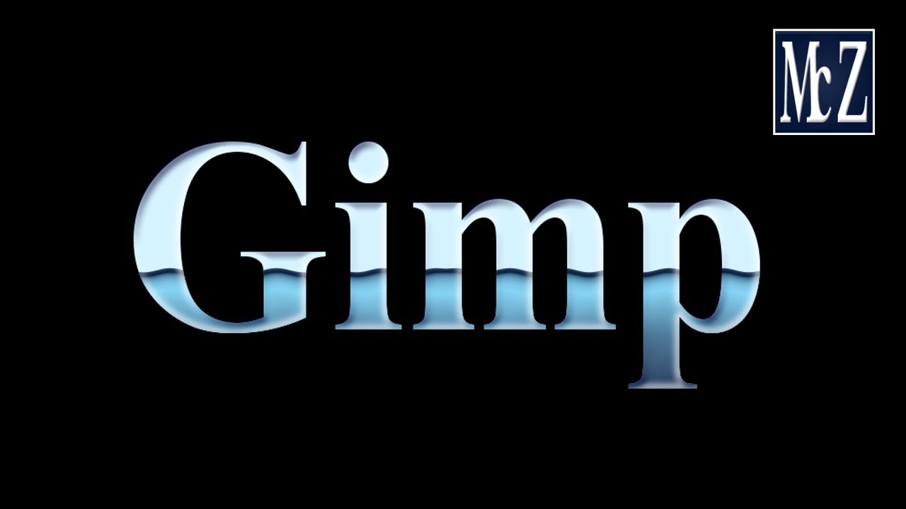 Speed Tutorial Gimp - Effetto Testo Liquido - Liquid Text Effect
