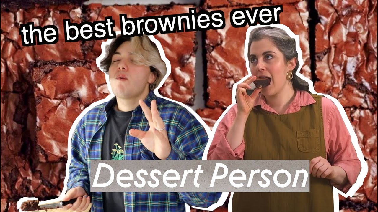 these brownies got ME baked (Claire Saffitz - Dessert Person Recipe)